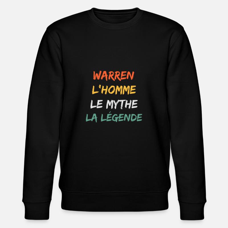 warren - Sweat bio CHANGER Stanley/Stella Unisexe - noir