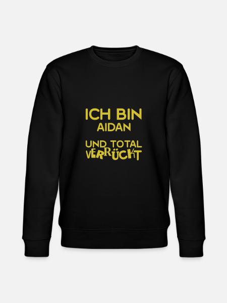 Verrückt Aidan - Stanley/Stella Unisex Bio-Sweatshirt CHANGER - Schwarz
