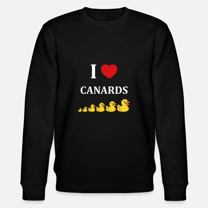Petit canard - Sweat bio CHANGER Stanley/Stella Unisexe - noir