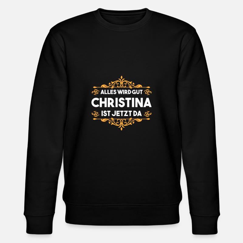 Christina - Stanley/Stella Unisex Bio-Sweatshirt CHANGER  - Schwarz
