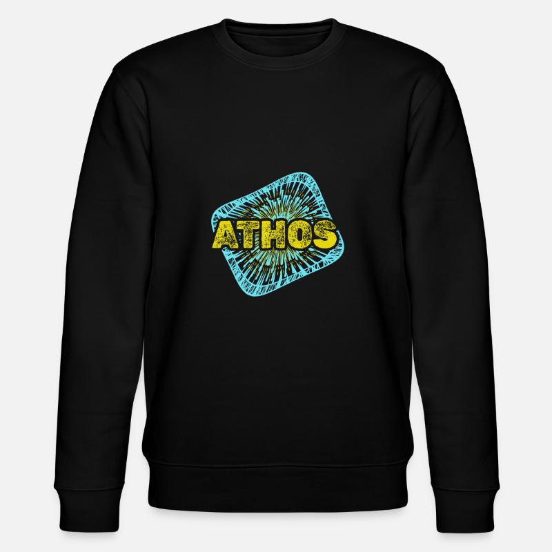 Geschenk für Athos - Stanley/Stella Unisex Bio-Sweatshirt CHANGER  - Schwarz