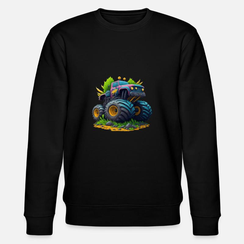 Monstertruck Monster Truck - Sweat bio CHANGER Stanley/Stella Unisexe - noir
