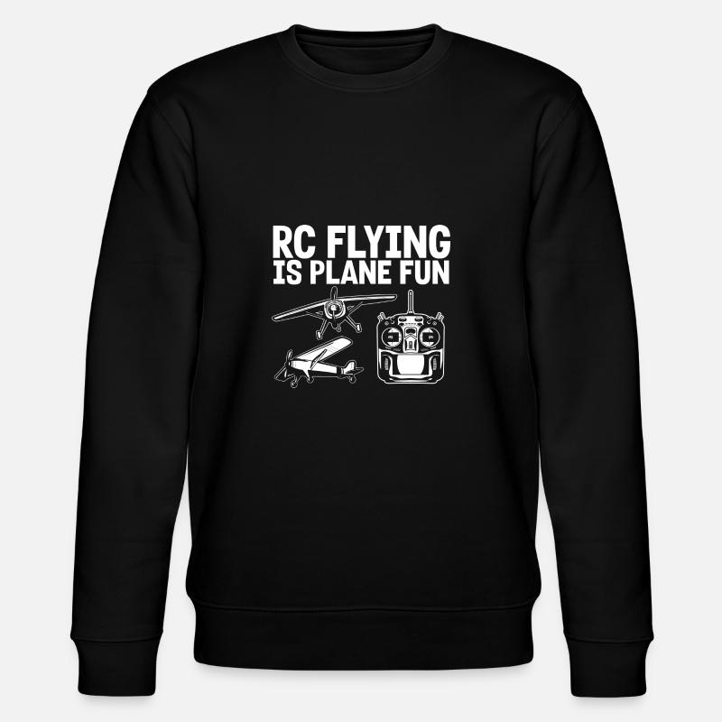 Modèle d’avion télécommandé - Sweat bio CHANGER Stanley/Stella Unisexe - noir