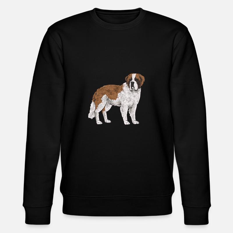 Saint-Bernard Chien Saint-Bernard - Sweat bio CHANGER Stanley/Stella Unisexe - noir