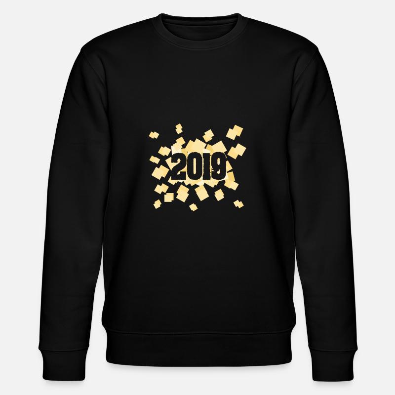 Jahr 2019 - Stanley/Stella Unisex Bio-Sweatshirt CHANGER  - Schwarz