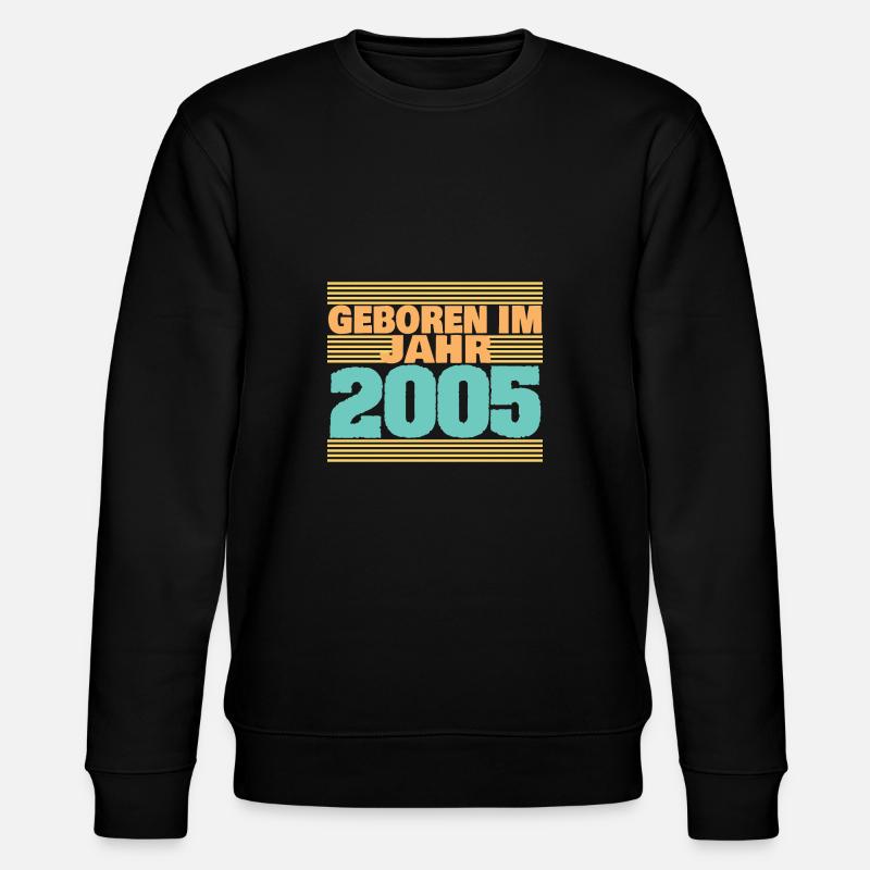 im 2005 - Stanley/Stella Unisex Bio-Sweatshirt CHANGER  - Schwarz