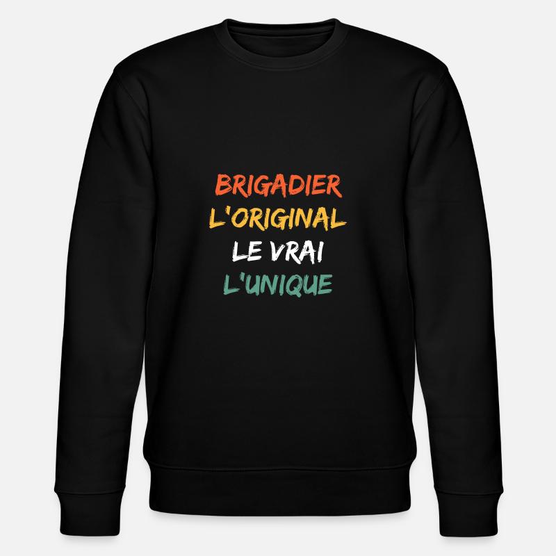 brigadier - Sweat bio CHANGER Stanley/Stella Unisexe - noir