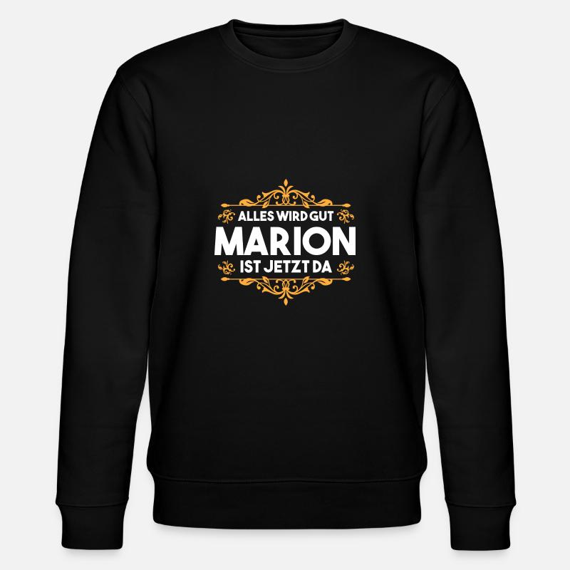 Marion - Stanley/Stella Unisex Bio-Sweatshirt CHANGER - Schwarz
