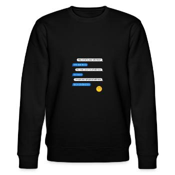 Computer Nerd Geek Chat IP Adresse witzig Geschenk - Stanley/Stella Unisex Bio-Sweatshirt CHANGER  - Schwarz - Vorne - Nik (191cm) & Marisol (170cm)