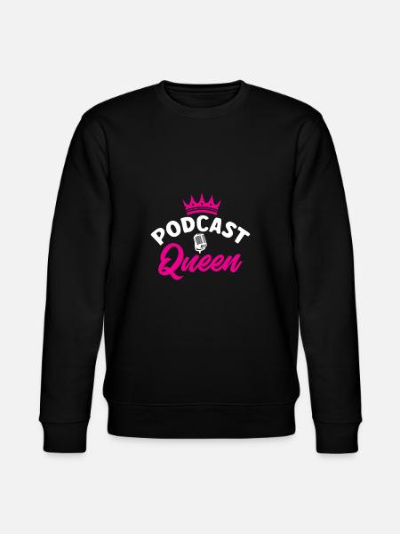 Podcaster Podcast - Stanley/Stella CHANGER Unisex Organic Sweatshirt - black