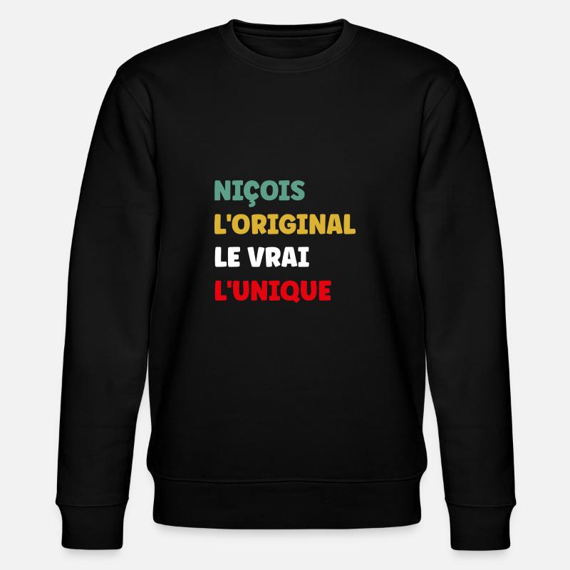 niçois - Sweat bio CHANGER Stanley/Stella Unisexe - noir