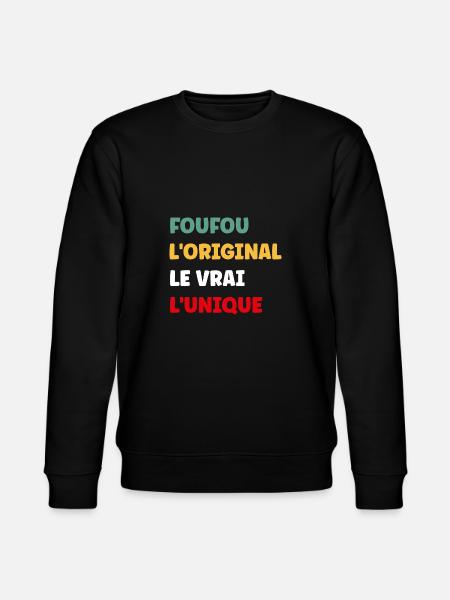 foufou - Sweat bio CHANGER Stanley/Stella Unisexe - noir