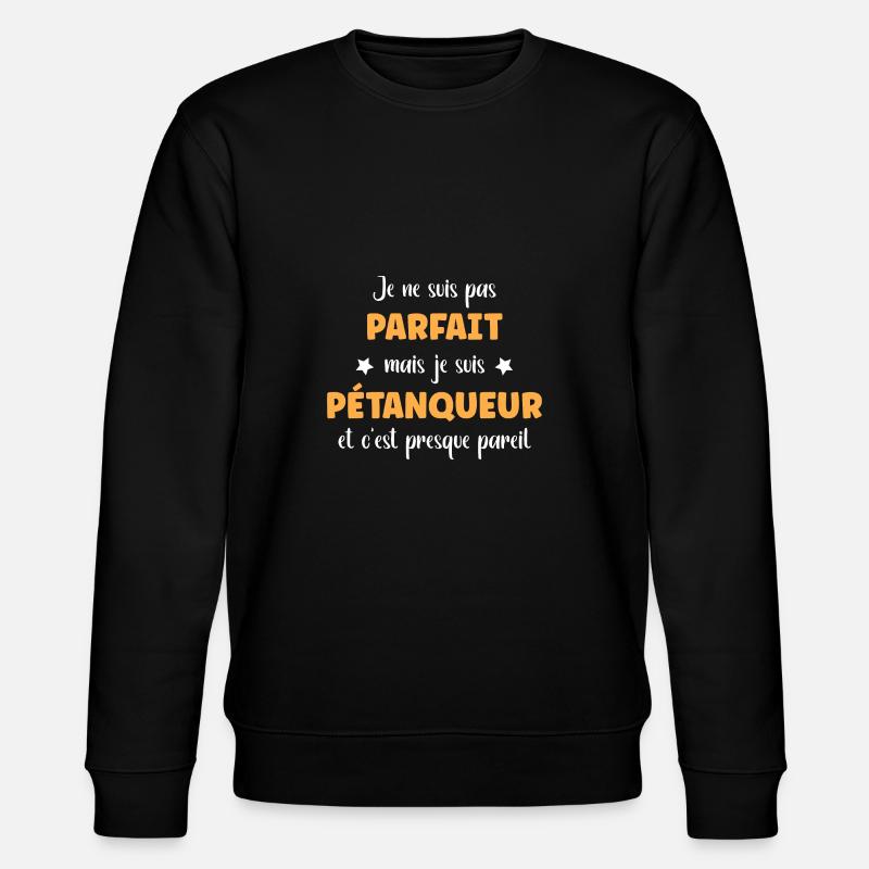 pétanqueur - Sweat bio CHANGER Stanley/Stella Unisexe - noir
