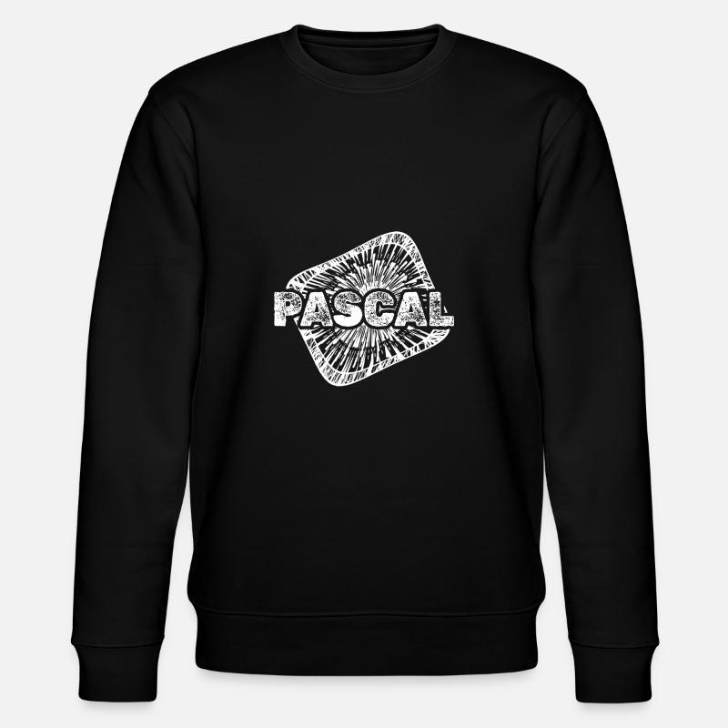 Pascal als Geburt - Stanley/Stella Unisex Bio-Sweatshirt CHANGER  - Schwarz