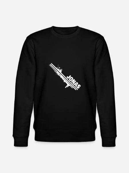 Jonas als Farbklecks - Stanley/Stella Unisex Bio-Sweatshirt CHANGER  - Schwarz