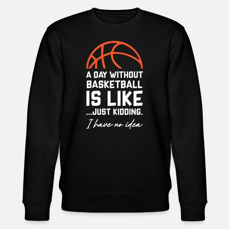 Une journée sans basket - Sweat bio CHANGER Stanley/Stella Unisexe - noir