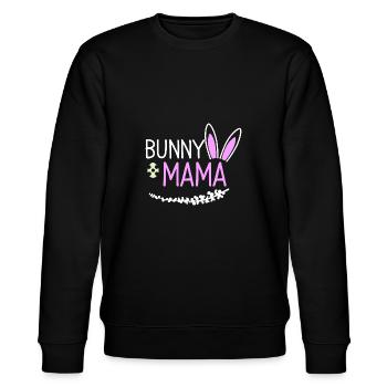 Bunny Mama - Stanley/Stella Unisex Bio-Sweatshirt CHANGER  - Schwarz - Vorne - Nik (191cm) & Marisol (170cm)