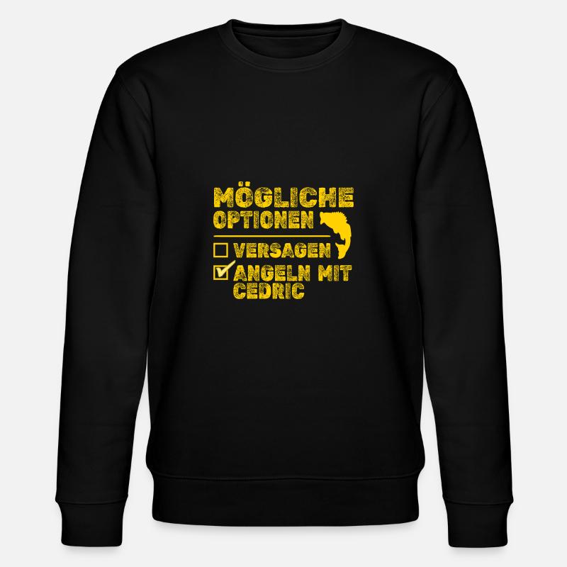 Geschenk für Cedric - Stanley/Stella Unisex Bio-Sweatshirt CHANGER  - Schwarz