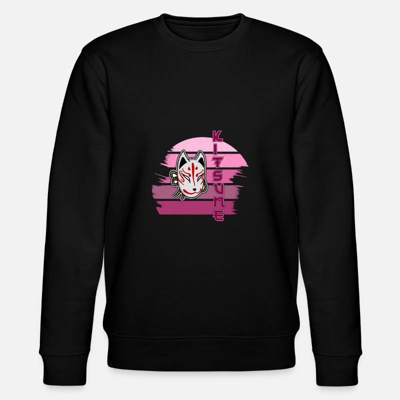 Masque japonais Tengu Hannya Kitsune - Sweat bio CHANGER Stanley/Stella Unisexe - noir