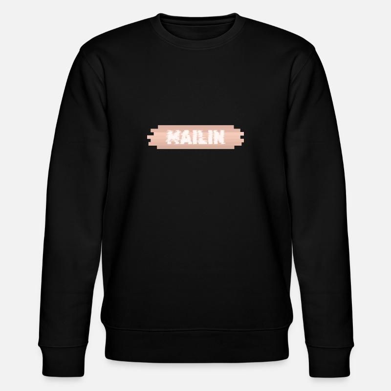 Vorname Mailin - Stanley/Stella Unisex Bio-Sweatshirt CHANGER  - Schwarz