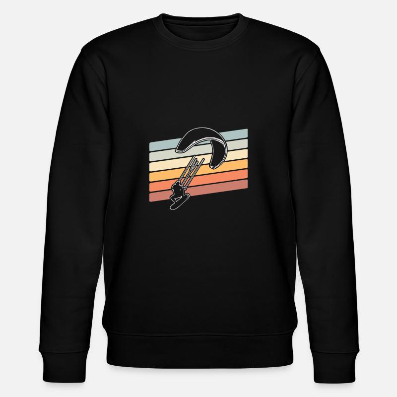 Kitesurfeur Kiteboard Kitesurf Kitesurf - Sweat bio CHANGER Stanley/Stella Unisexe - noir