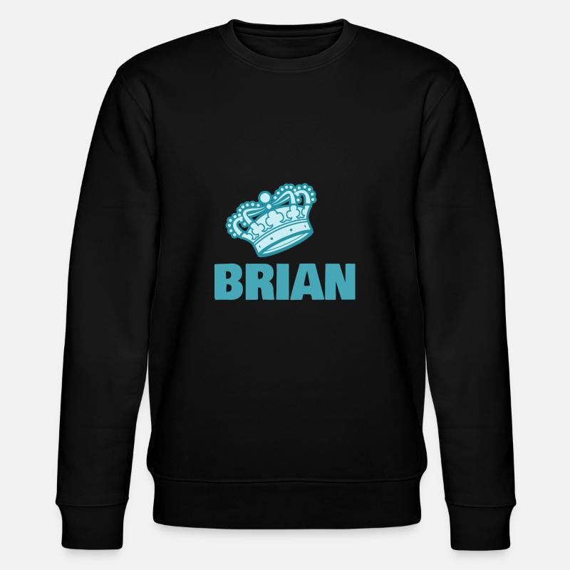 Vorname Brian - Stanley/Stella Unisex Bio-Sweatshirt CHANGER  - Schwarz