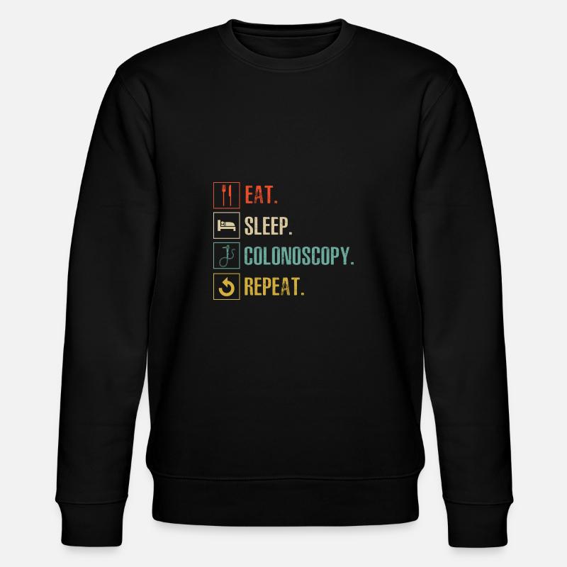 Gastroenterology Endoscopy Colonoscopy - Stanley/Stella CHANGER Unisex Organic Sweatshirt - black