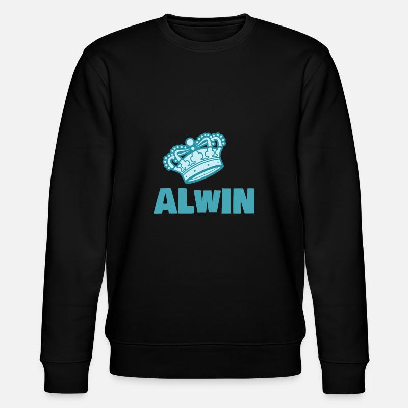Couronne pour Alwin Alwin König - Sweat bio CHANGER Stanley/Stella Unisexe - noir