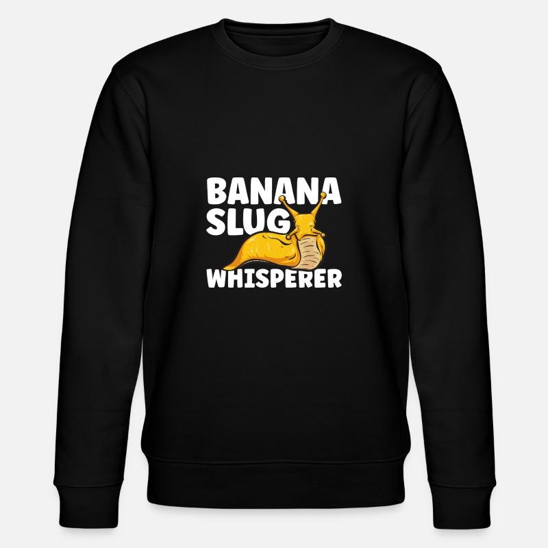 Escargot banane - Sweat bio CHANGER Stanley/Stella Unisexe - noir