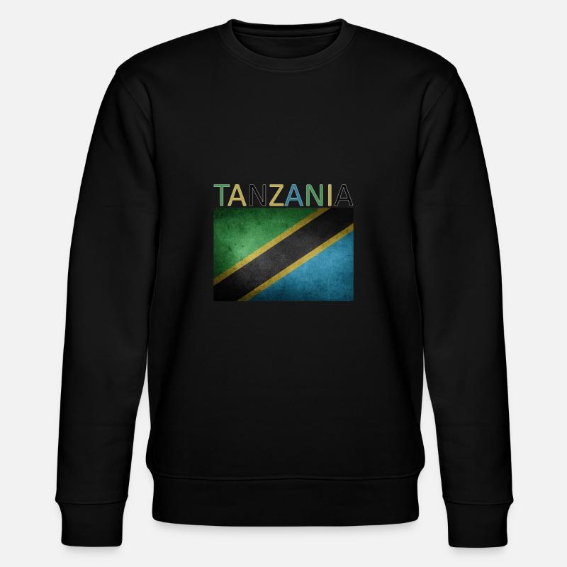 Drapeau tanzanien - Design d’art - Sweat bio CHANGER Stanley/Stella Unisexe - noir