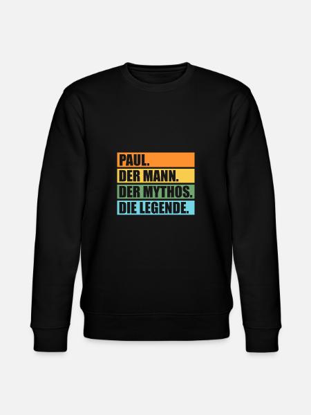 Paul - Stanley/Stella Unisex Bio-Sweatshirt CHANGER  - Schwarz