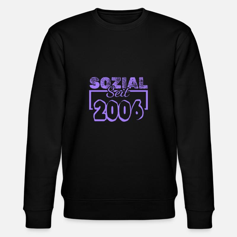 seit 2006 - Stanley/Stella Unisex Bio-Sweatshirt CHANGER - Schwarz
