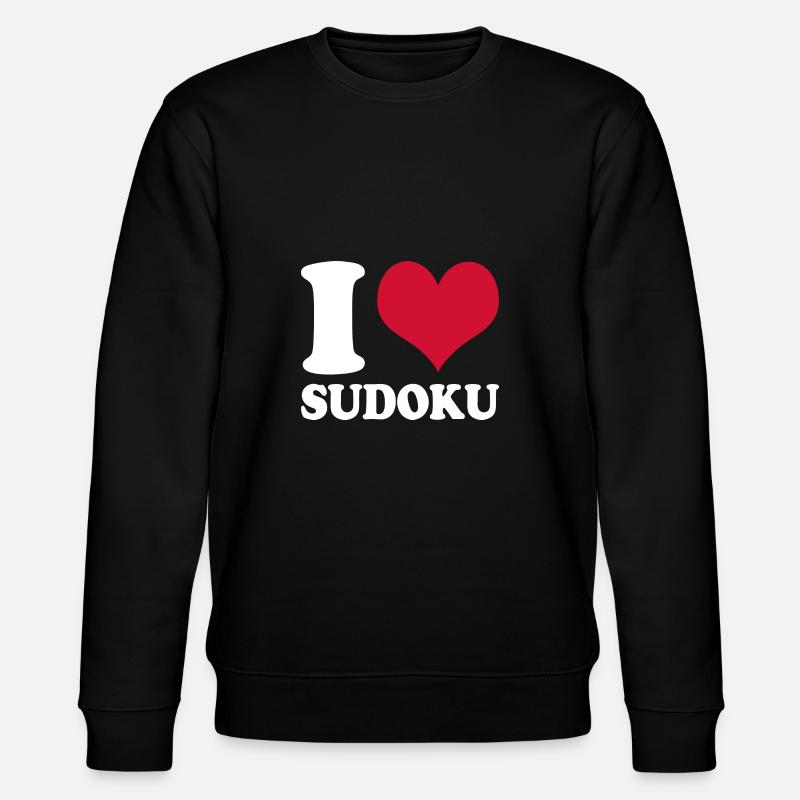J’adore le Sudoku - Sweat bio CHANGER Stanley/Stella Unisexe - noir