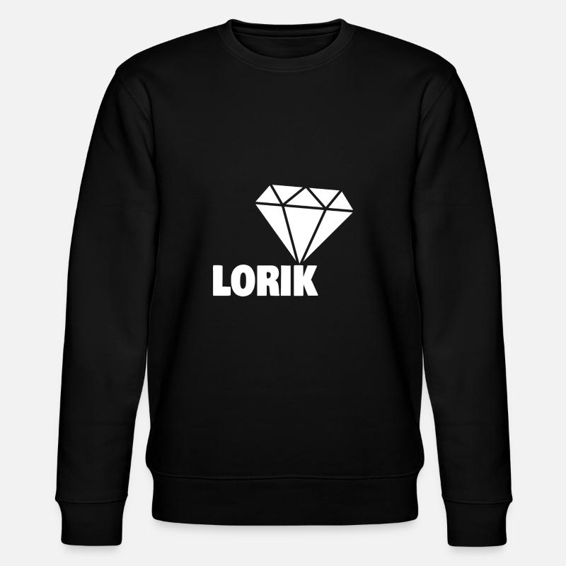 Geschenk für Lorik - Stanley/Stella Unisex Bio-Sweatshirt CHANGER  - Schwarz