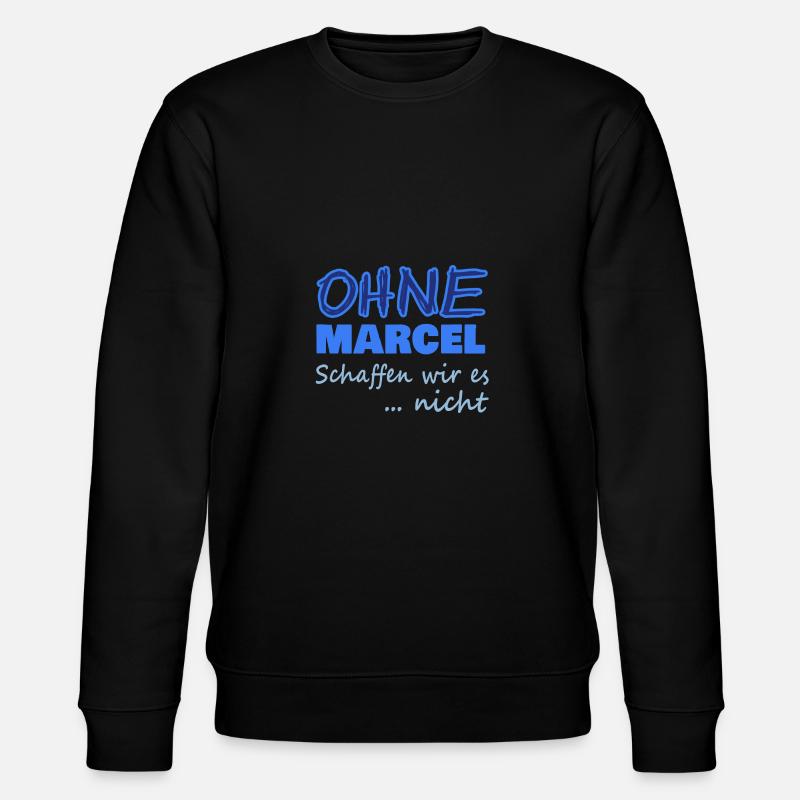Geschenk für Marcel - Stanley/Stella Unisex Bio-Sweatshirt CHANGER  - Schwarz