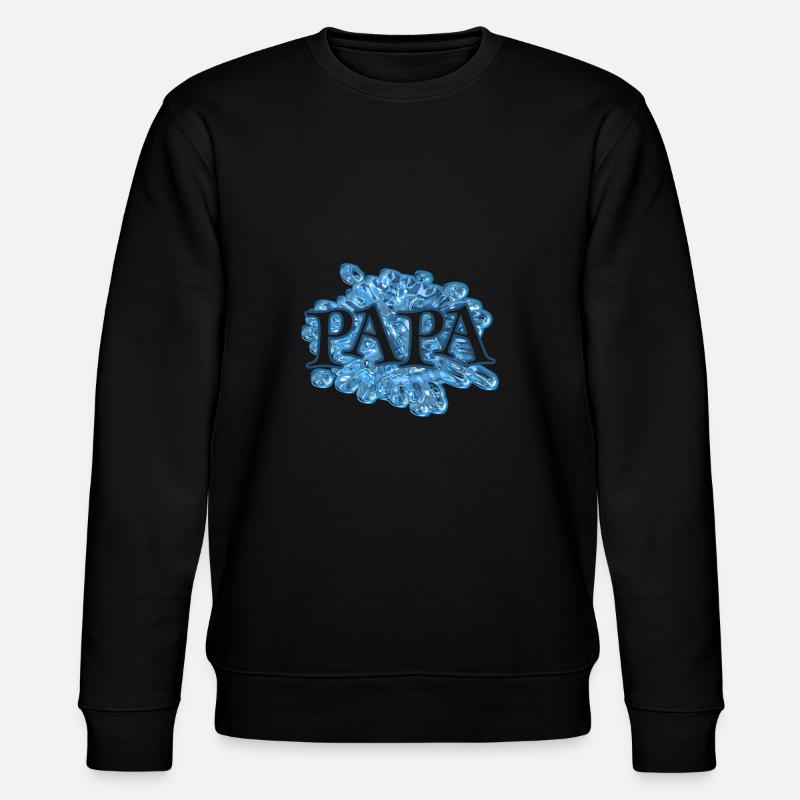 Papa Papa - Sweat bio CHANGER Stanley/Stella Unisexe - noir