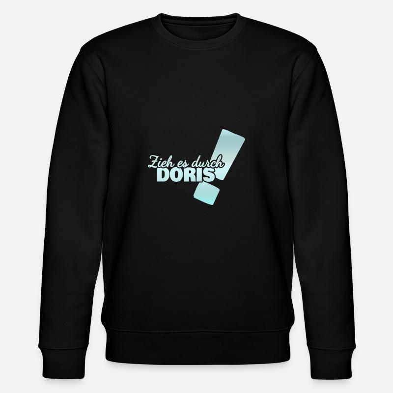 Geschenk für Doris - Stanley/Stella Unisex Bio-Sweatshirt CHANGER - Schwarz