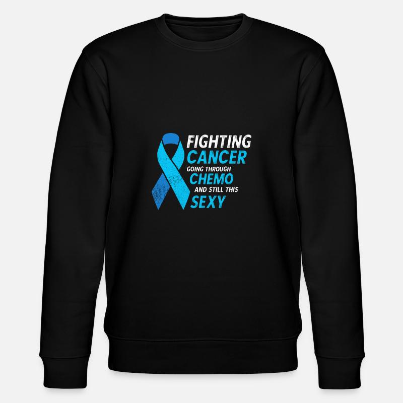 Bekämpfung des Bewusstseins für Prostatakrebs - Stanley/Stella Unisex Bio-Sweatshirt CHANGER  - Schwarz