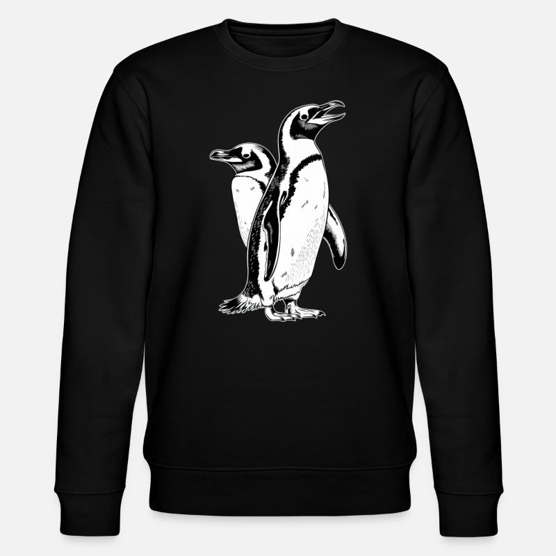 Pinguin - Stanley/Stella Unisex Bio-Sweatshirt CHANGER  - Schwarz