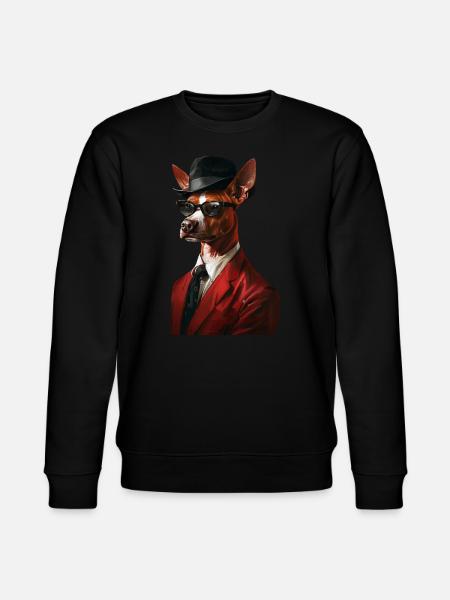 Basenji - Stanley/Stella Unisex Bio-Sweatshirt CHANGER - Schwarz