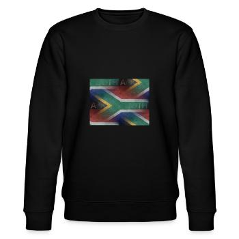 Afrique du Sud - art design - Sweat bio CHANGER Stanley/Stella Unisexe - noir - Devant - Nik (191cm) & Marisol (170cm)
