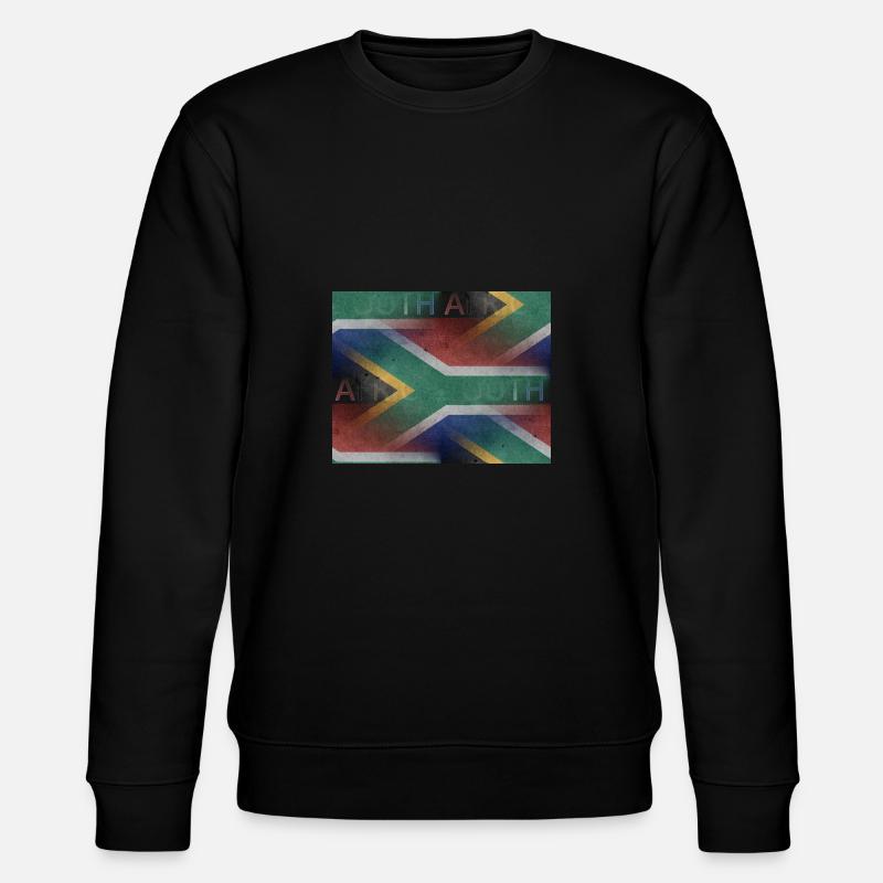 Südafrika - Kunstdesign - Stanley/Stella Unisex Bio-Sweatshirt CHANGER  - Schwarz