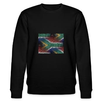 Afrique du Sud - art design - Sweat bio CHANGER Stanley/Stella Unisexe - noir - Devant - Nik (191cm) & Marisol (170cm)