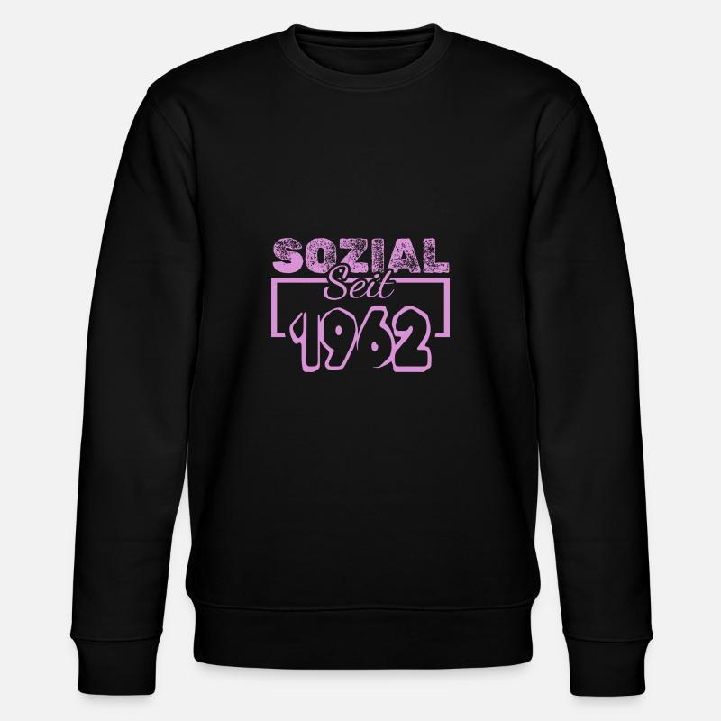 seit 1962 - Stanley/Stella Unisex Bio-Sweatshirt CHANGER  - Schwarz