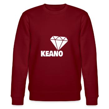 Noble Keano - Stanley/Stella CHANGER Unisex Organic Sweatshirt - burgundy - Front - Nik (191cm) & Marisol (170cm)