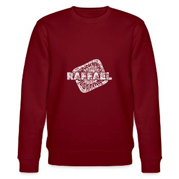 Gift for Raphael - Stanley/Stella CHANGER Unisex Organic Sweatshirt - burgundy - Front - Nik (191cm) & Marisol (170cm)