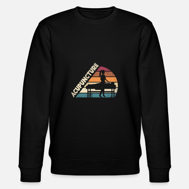 Acupuncturiste Acupuncture Silhouette - Sweat bio CHANGER Stanley/Stella Unisexe - noir