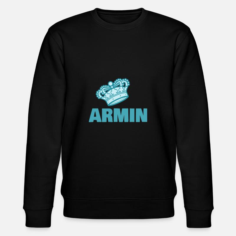 Krone Armin - Stanley/Stella Unisex Bio-Sweatshirt CHANGER - Schwarz