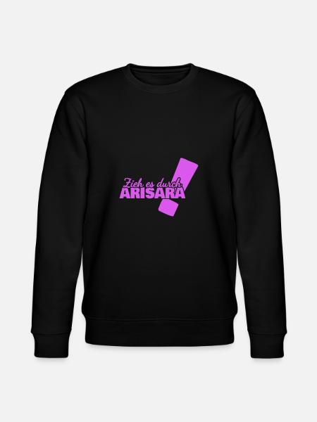 Vorname Arisara - Stanley/Stella Unisex Bio-Sweatshirt CHANGER  - Schwarz