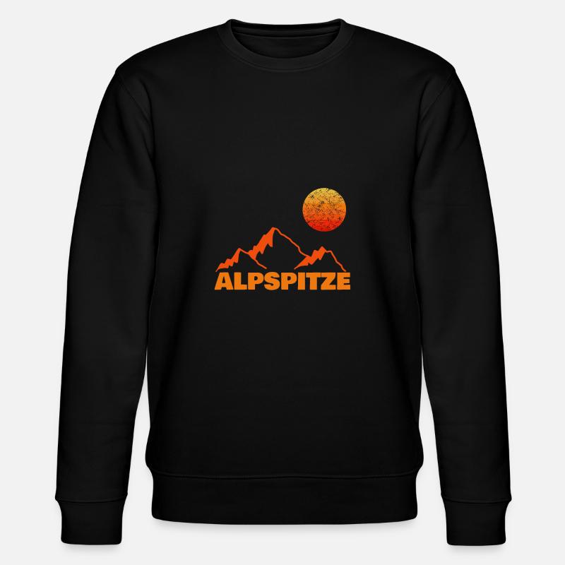 Alpspitze Alpspitz - Stanley/Stella Unisex Bio-Sweatshirt CHANGER  - Schwarz